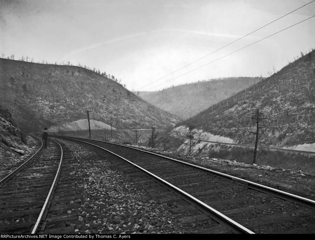 PRR Horseshoe Curve, #2 of 4, c. 1895